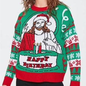 Jesus Light-Up Christmas Sweater